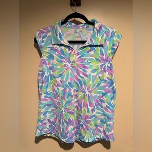 IBKUL Sleeveless Polo Shirt